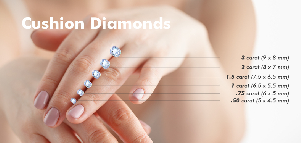 The Ultimate Guide to Cushion Diamond Sizes 